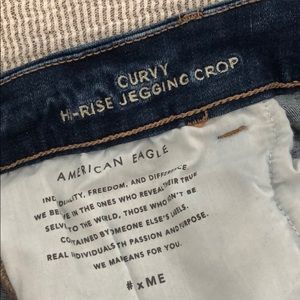 American Eagle Curvy hi-rise jegging